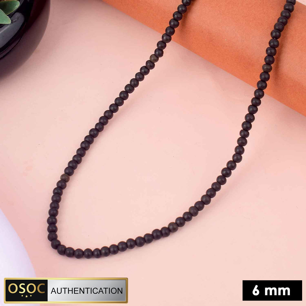 Govt Lab Certified 100% Original Karungali Wood mala online. Black Ebony wood karungali Malai online | satvikworld.com. Best selling and No 1 Karungali mala