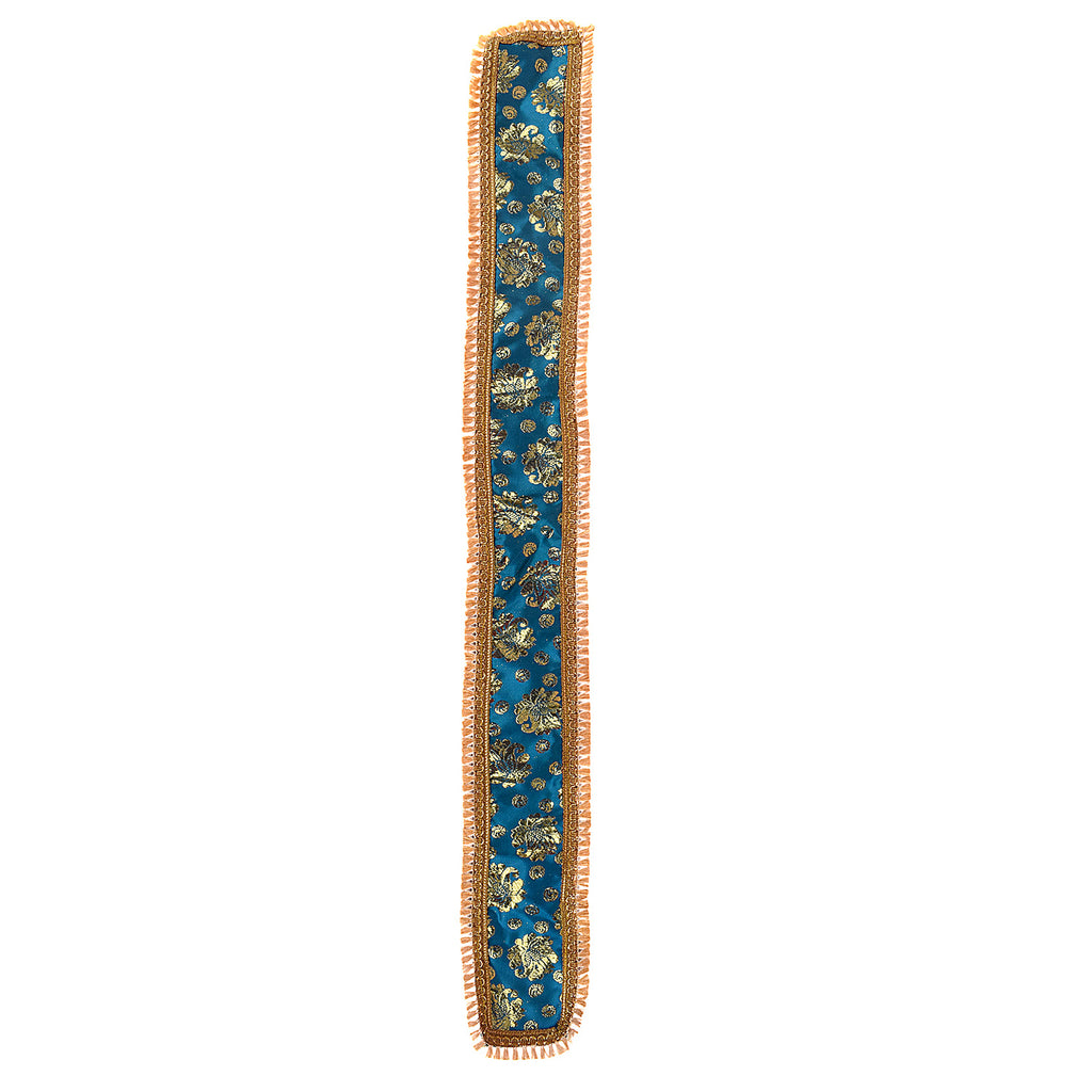 Blue (Firozi) Patka or Angvastra in 22 and 32 inch sizes, made from lightweight, soft fabric, suitable for religious ceremonies, prayer rituals, or cultural events. India’s Largest Pooja Accessories Brand – www.satvikworld.com
