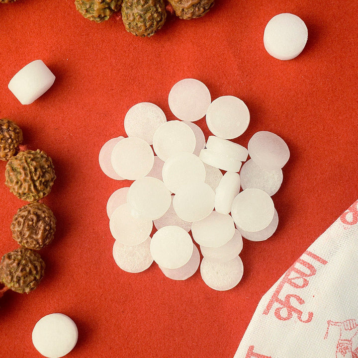 Pure & Premium Camphor (50 Grams) Puja Store Online Pooja Items Online Puja Samagri Pooja Store near me www.satvikstore.com