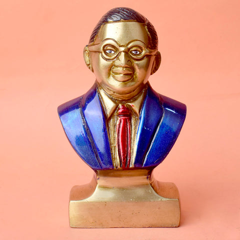 5.7-inch Dr. Bheem Rao Ambedkar statue, intricately crafted to honor the legacy of Dr. Ambedkar, symbolizing empowerment, equality, and justice. Ideal for home décor, offices, or as a tribute to his contributions. India’s Largest Pooja Accessories Brand – www.satvikworld.com