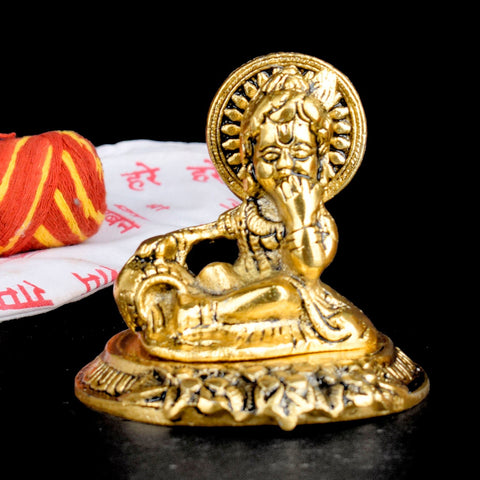 Divine Metal Laddu Gopal Idol with sturdy base for pooja and temple décor. India’s Largest Pooja Accessories Brand – www.satvikworld.com