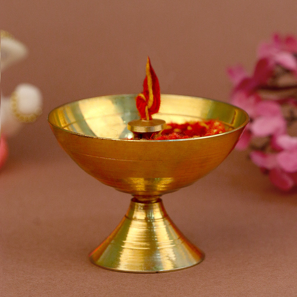 Brass Payali Diya | Puja Store Online | Pooja Items Online in USA | Puja Samagri | Pooja Store near me - www.satvikworld.com