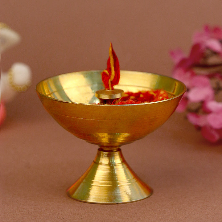 Brass Payali Diya | Puja Store Online | Pooja Items Online in USA | Puja Samagri | Pooja Store near me - www.satvikworld.com