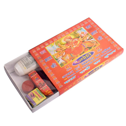 Elegant Mata Shringar Set of 16 Pieces for Puja Decoration – India’s Largest Pooja Accessories Brand – www.satvikworld.com