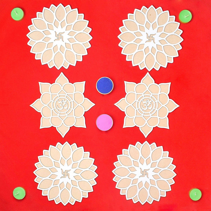 Rangoli Stecncils | India’s Largest Pooja Accessories Brand – www.satvikworld.com