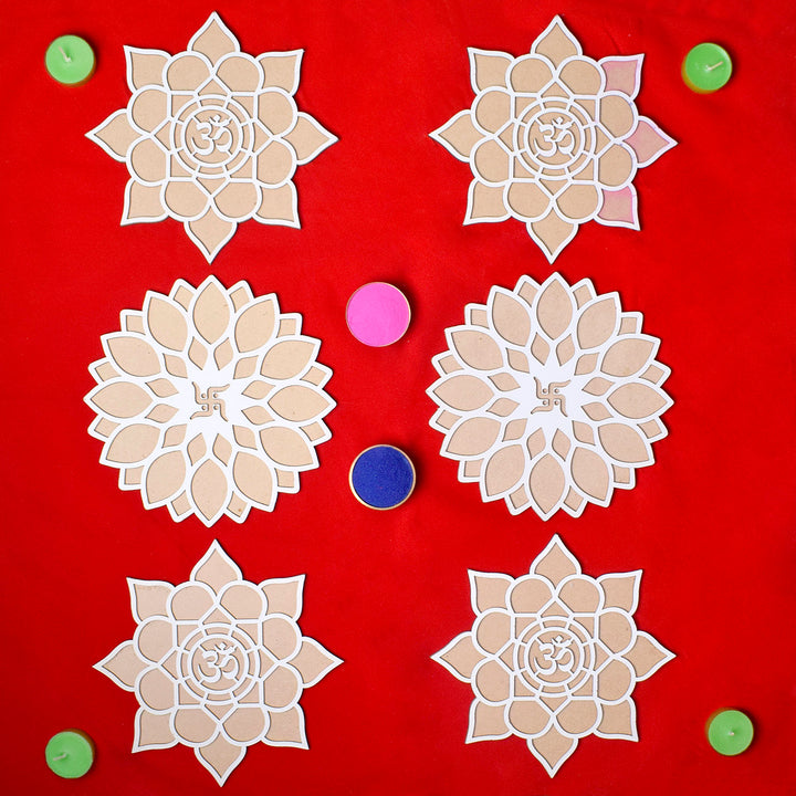 Rangoli Stencils | India’s Largest Pooja Accessories Brand – www.satvikworld.com