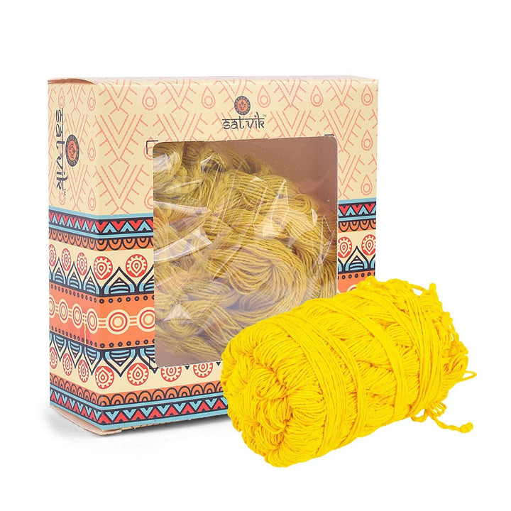 Yellow Cotton Janeu Thread (Yagnopaveeth Janeu) Puja Store Online Pooja Items Online Puja Samagri Pooja Store near me www.satvikworld.com