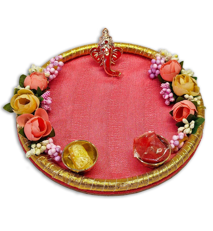 Traditional Decorative Pooja Thali Puja Store Online Pooja Items Online Puja Samagri Pooja Store near me www.satvikstore.in