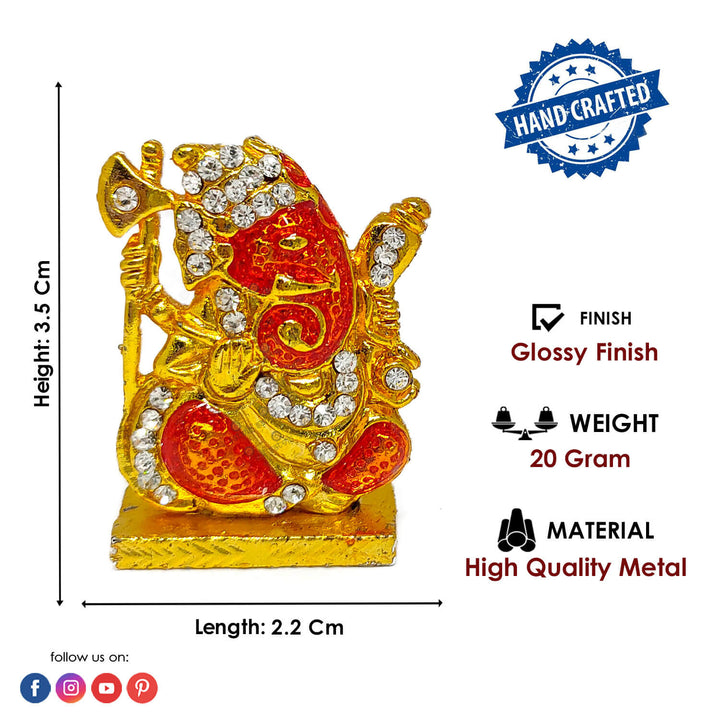 Ganesh Statue (Small) Puja Store Online Pooja Items Online Puja Samagri Pooja Store near me www.satvikworld.com