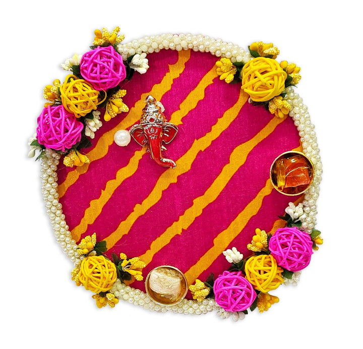 Handcrafted Designer Pooja Thali Puja Store Online Pooja Items Online Puja Samagri Pooja Store near me www.satvikstore.in