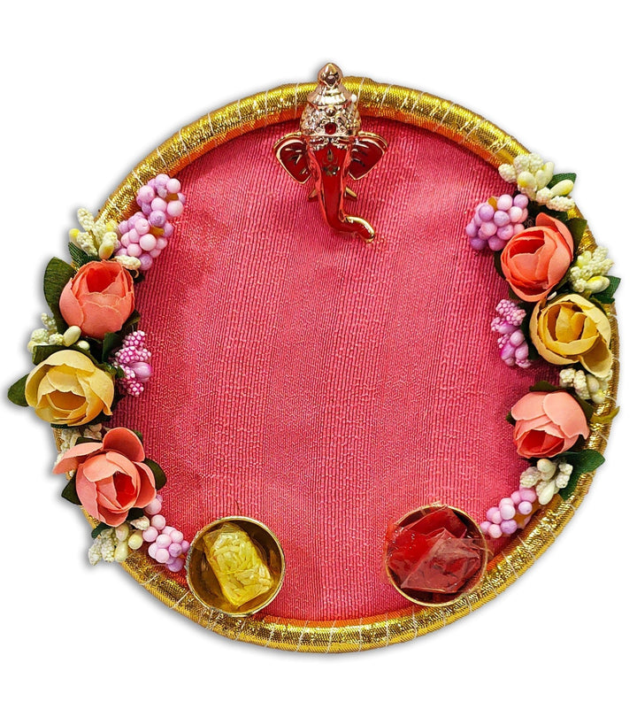 Traditional Decorative Pooja Thali Puja Store Online Pooja Items Online Puja Samagri Pooja Store near me www.satvikstore.in