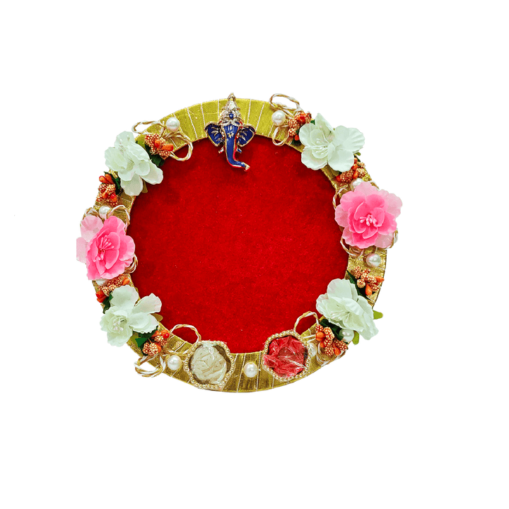Handmade Decorative Aarti Thali Puja Store Online Pooja Items Online Puja Samagri Pooja Store near me www.satvikstore.in
