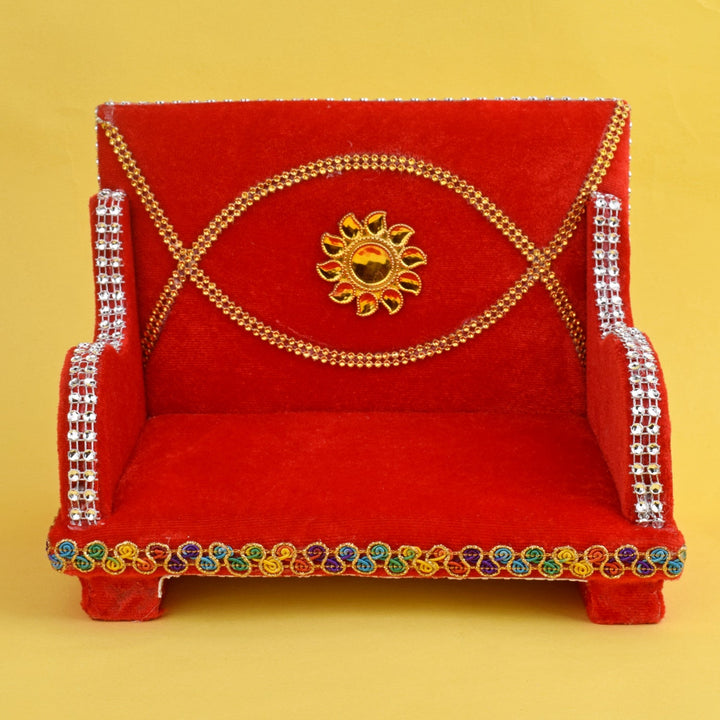 Laddu Gopal's Velvet Singhasan | India’s Largest Pooja Accessories Brand – www.satvikworld.com
