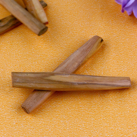 100% Pure Original White Sandalwood (Chandan) Stick - Premium Quality Slick Size for Pooja, Meditation, and Rituals. India’s Largest Pooja Accessories Brand – www.satvikworld.com