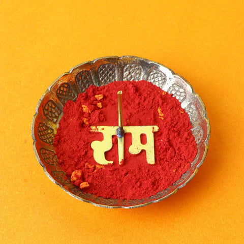 Brass Assorted Tilak Stamp Deity Ornament (Pack of 5)