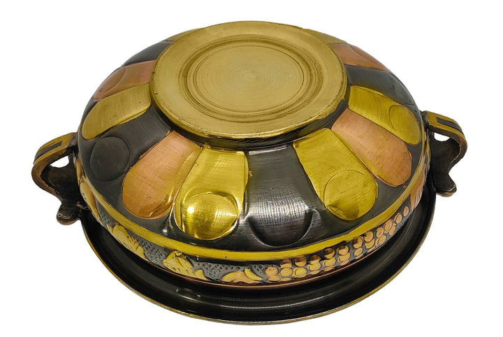 8 Inch Designer Color Urli Decorative Bowl Puja Store Online Pooja Items Online Puja Samagri Pooja Store near me www.satvikstore.in