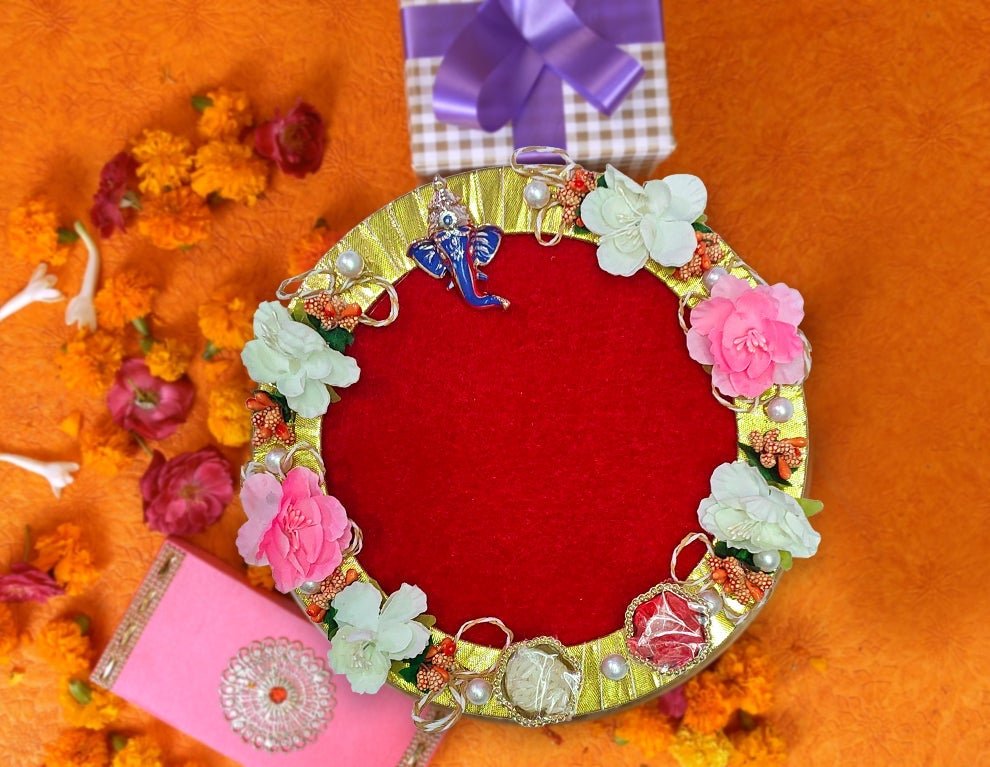 Handmade Decorative Aarti Thali Puja Store Online Pooja Items Online Puja Samagri Pooja Store near me www.satvikstore.in