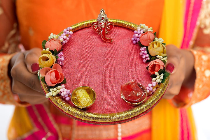 Traditional Decorative Pooja Thali Puja Store Online Pooja Items Online Puja Samagri Pooja Store near me www.satvikstore.in