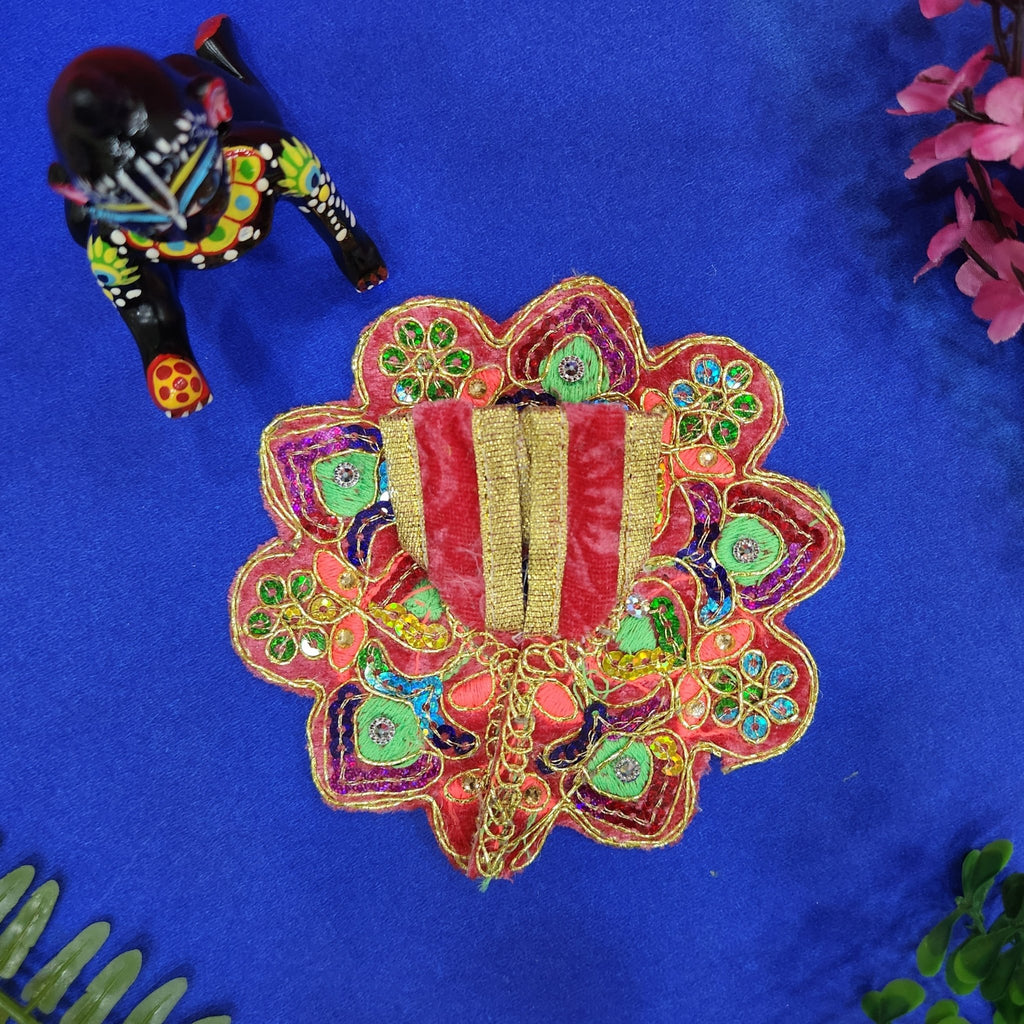 Sweet Laddu Gopal Dress No.0 with soft fabric and traditional embroidery for pooja and Janmashtami. India’s Largest Pooja Accessories Brand – www.satvikworld.com