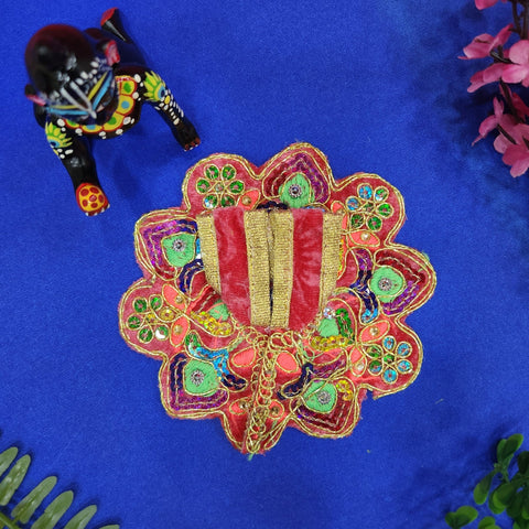 Sweet Laddu Gopal Dress No.0 with soft fabric and traditional embroidery for pooja and Janmashtami. India’s Largest Pooja Accessories Brand – www.satvikworld.com