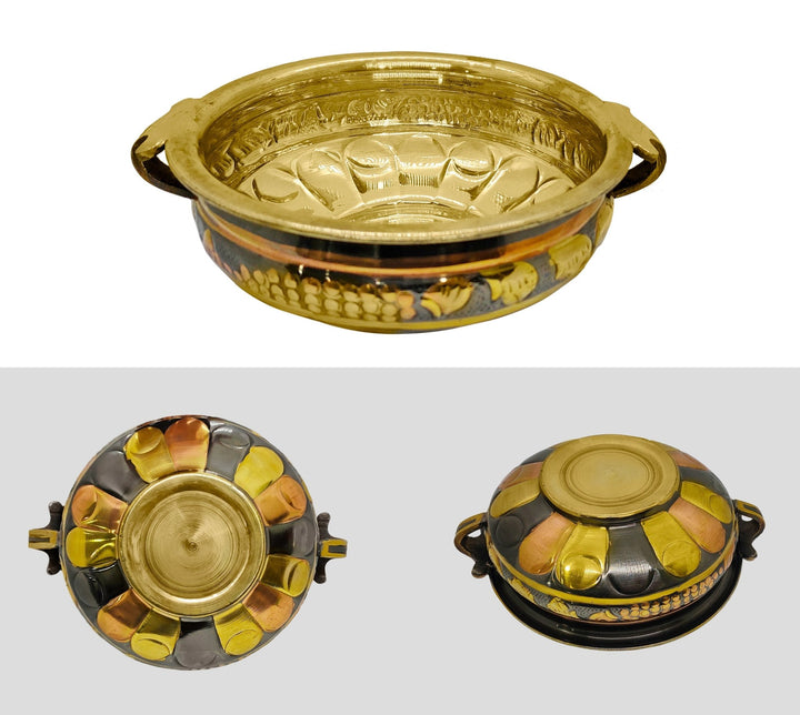 8 Inch Designer Color Urli Decorative Bowl Puja Store Online Pooja Items Online Puja Samagri Pooja Store near me www.satvikstore.in