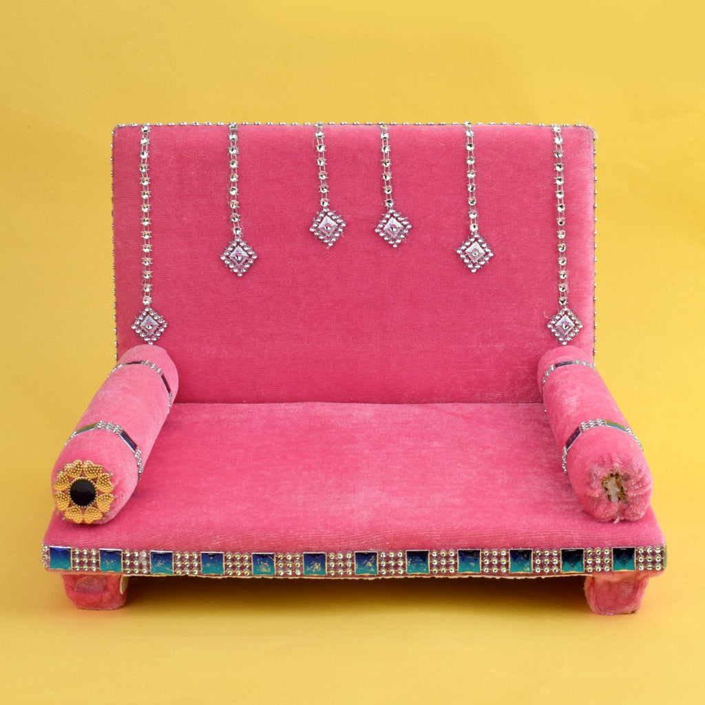 Velvet Radiance – Glorious Laddu Gopal Singhasan – India’s Largest Pooja Accessories Brand – www.satvikworld.com

