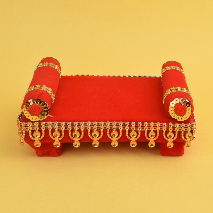 Velvet Raj Singhasan – Royal Velvet Seat for Laddu Gopal – India’s Largest Pooja Accessories Brand – www.satvikworld.com